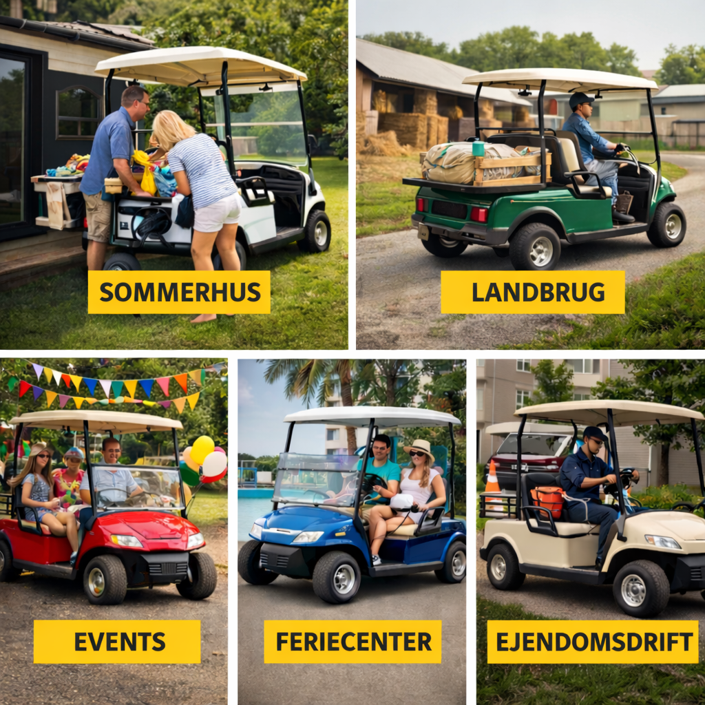 5 smarte måder at bruge en golfbil på – også udenfor golfbanen